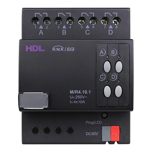 KNX 4CH 10A High Power Switch Actuator