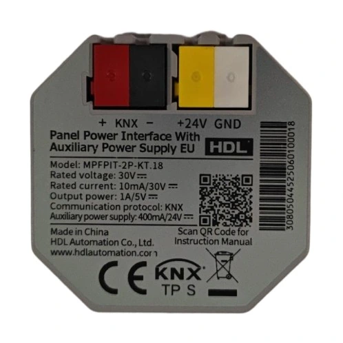 Panel Power Interface With Auxiliary Power Supply EU(KNX)